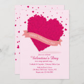 Einladung zum Valentinstag (Vorne/Hinten)