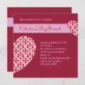Einladung zum Valentinstag (Vorne/Hinten)