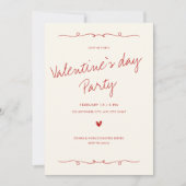 Einladung zum Valentinstag (Vorderseite)