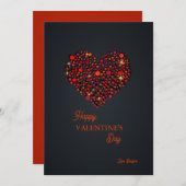 Einladung zum Valentinstag (Vorne/Hinten)