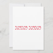 Einladung zum Valentinstag (Rückseite)