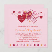 Einladung zum Valentinstag (Vorne/Hinten)
