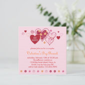 Einladung zum Valentinstag (Stehend Vorderseite)