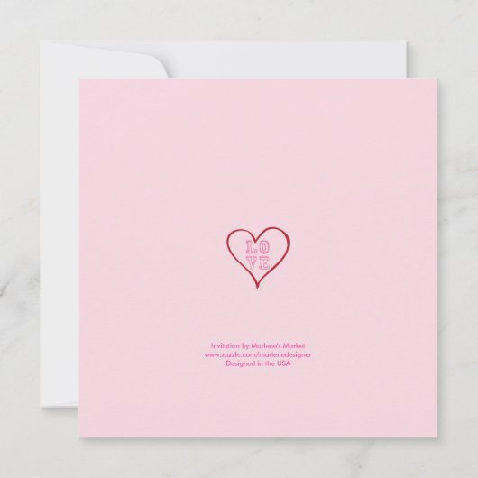 Einladung zum Valentinstag (Rückseite)