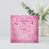 Einladung zum Valentinstag (Stehend Vorderseite)