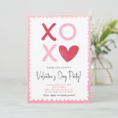 Einladung zum Valentinstag-Party (Stehend Vorderseite)