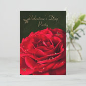 Einladung zum Valentinstag-Party (Stehend Vorderseite)