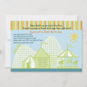 Einladung zum Vergnügungspark (Vorderseite)