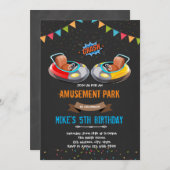 Einladung zum Vergnügungspark für Pkw (Vorne/Hinten)