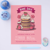 Einladung zum Verkauf von Pink Bake Flyer (Einzeln)
