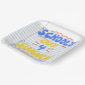 Einladung zum verlustlosen Leaf Paper der Schule Pappteller (Gewinkelt)