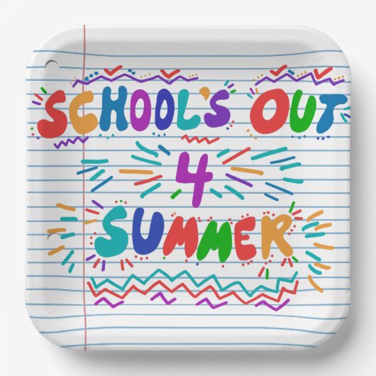 Einladung zum verlustlosen Leaf Paper der Schule Pappteller (Vorderseite)