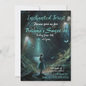 Einladung zum verzauberten Wald (Vorderseite)