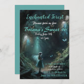 Einladung zum verzauberten Wald (Vorne/Hinten)