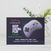 Einladung zum Videospiel (Stehend Vorderseite)