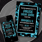 Einladung zum Videospiel Geburtstag