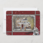 Einladung zum viktorianischen Haus (Vorderseite)