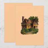 Einladung zum viktorianischen Haus (Vorne/Hinten)