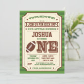 Einladung zum Vintagen 1. Geburtstag (Stehend Vorderseite)