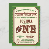 Einladung zum Vintagen 1. Geburtstag (Vorne/Hinten)