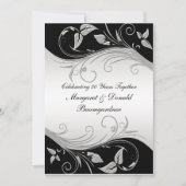 Einladung zum Vintagen 25. Hochzeitstag (Vorderseite)