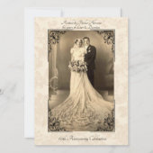 Einladung zum Vintagen 60. Jubiläum (Vorderseite)