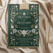 Einladung zum Vintagen Bibliotheksbuch