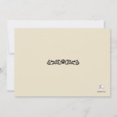 Einladung zum Vintagen Foto (Rückseite)