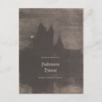 Einladung zum Vintagen Foto Custom Halloween-Party