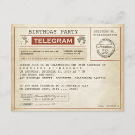 Einladung zum Vintagen Geburtstag