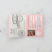 Einladung zum Vintagen Geburtstag des Pariser Reis (Innenseite)