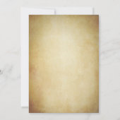 Einladung zum Vintagen Geburtstag - jedes Alter (Rückseite)