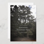 Einladung zum Vintagen Halloween-Party (Vorne/Hinten)