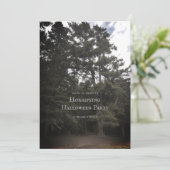 Einladung zum Vintagen Halloween-Party (Stehend Vorderseite)