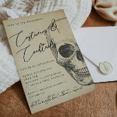 Einladung zum Vintagen Halloween-Party