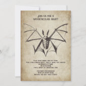 Einladung zum Vintagen Halloween-Party (Vorderseite)