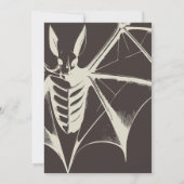 Einladung zum Vintagen Halloween-Party (Rückseite)