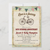 Einladung zum Vintagen Hochzeitstag (Vorderseite)