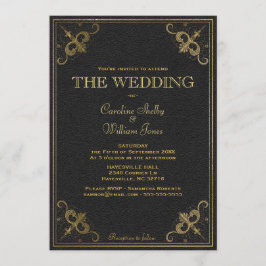 Einladung zum Vintagen Lederbuch