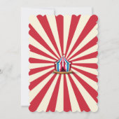 Einladung zum Vintagen Zirkus (Rückseite)