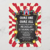 Einladung zum Vintagen Zirkus (Vorne/Hinten)