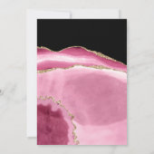 Einladung zum virtuellen Geburtstag von Pink & Gol (Rückseite)