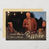 Einladung zum virtuellen Pessach für Familien-Foto (Vorne/Hinten)