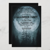Einladung zum Vollmond-Halloween-Party (Vorne/Hinten)