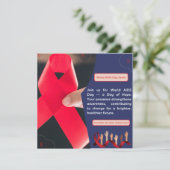 Einladung zum Wandel: Hilfe zur Bekämpfung des AID (Stehend Vorderseite)