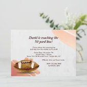 Einladung zum Wasserfarbenfußball (Stehend Vorderseite)