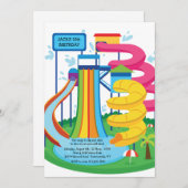 Einladung zum Wasserpark (Vorne/Hinten)