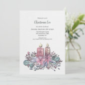 Einladung zum Weihnachtsabend (Stehend Vorderseite)