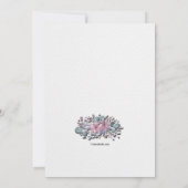 Einladung zum Weihnachtsabend (Rückseite)