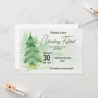 Einladung zum Weihnachtsbaumfest